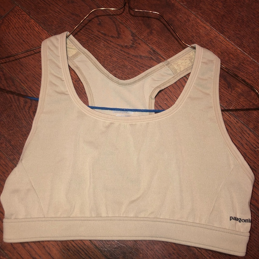 Ladies medium(small) Patagonia sports bra; beige